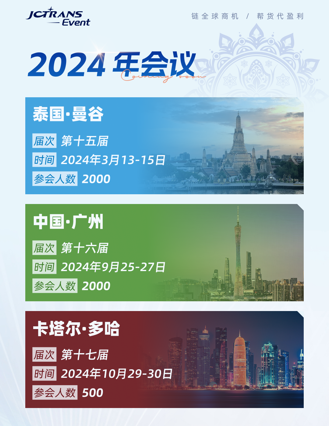 2024年货代企业不要错过这3场国际物流会议(图1)